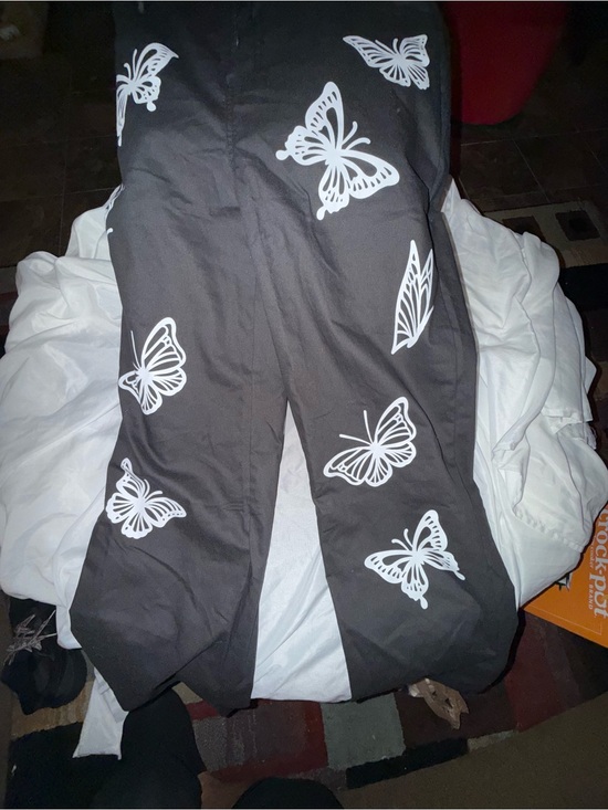 None Pants - Wonen’s XL Black Butterfly Pants - never worn